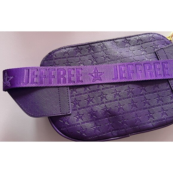 Jeffree Star Purple Waist Fanny Pack Cosmetic Bag Blood Lust Collection NWT - Picture 7 of 16